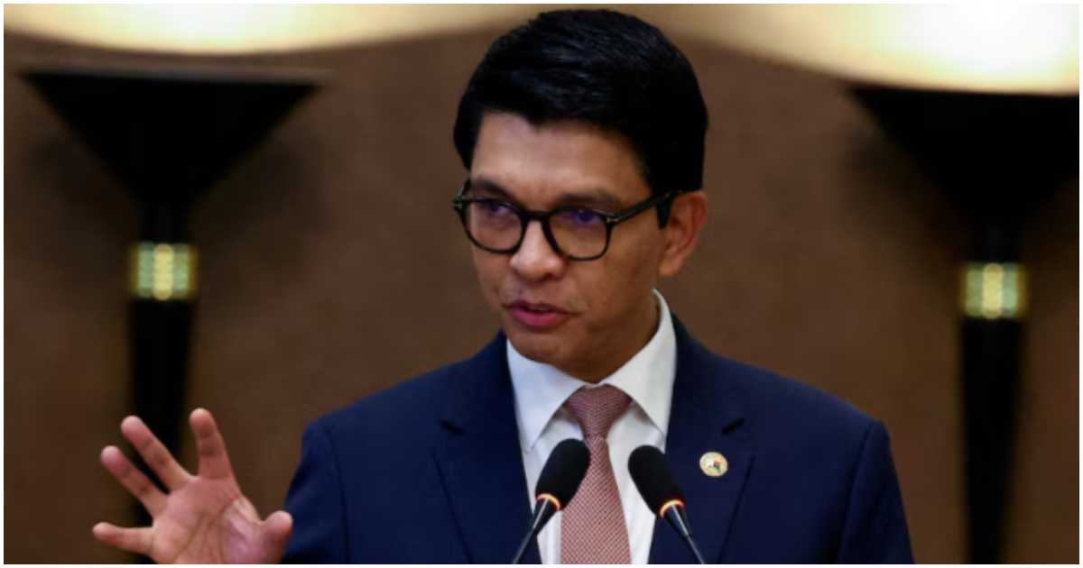 মাদাগাস্কারের ক্ষমতাচ্যুত প্রেসিডেন্ট অ্যান্ড্রি রাজোলিনা। ছবি: রয়টার্স